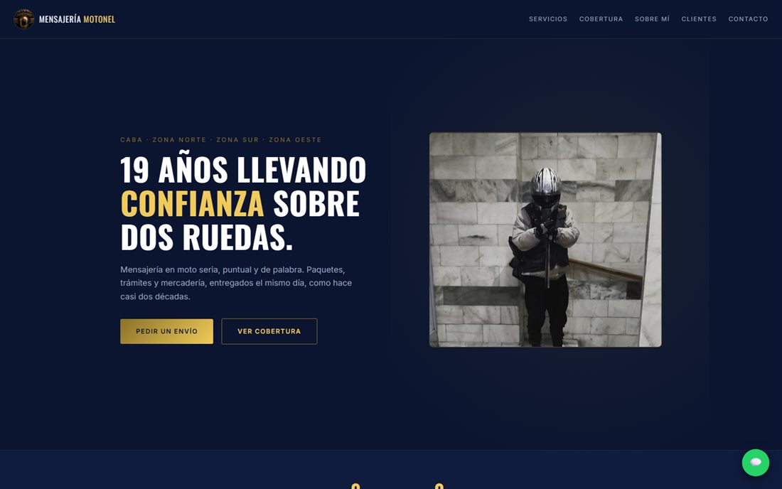 Conceptual website design for MotoNEL